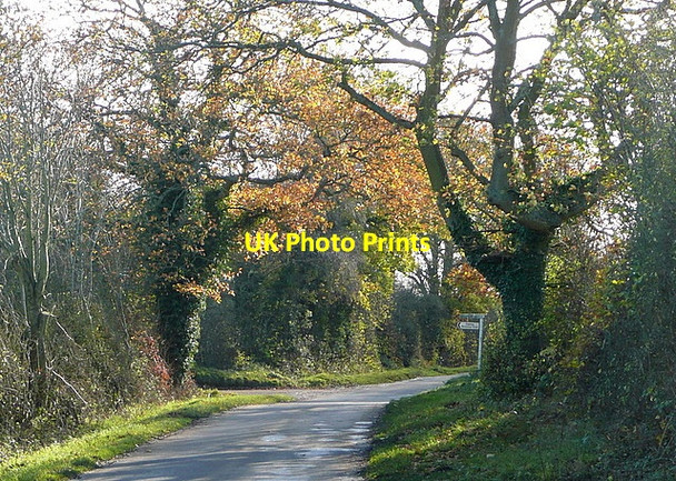 Photo 6"x4" Summer Down Lane Church Oakley c2011