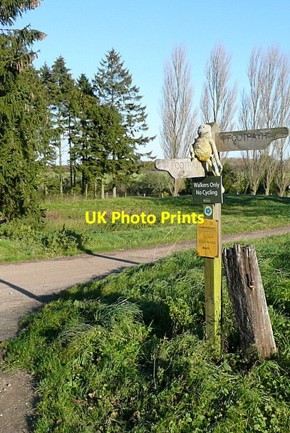 Photo 6"x4" Junction at Freemantle Farm North Oakley c2011
