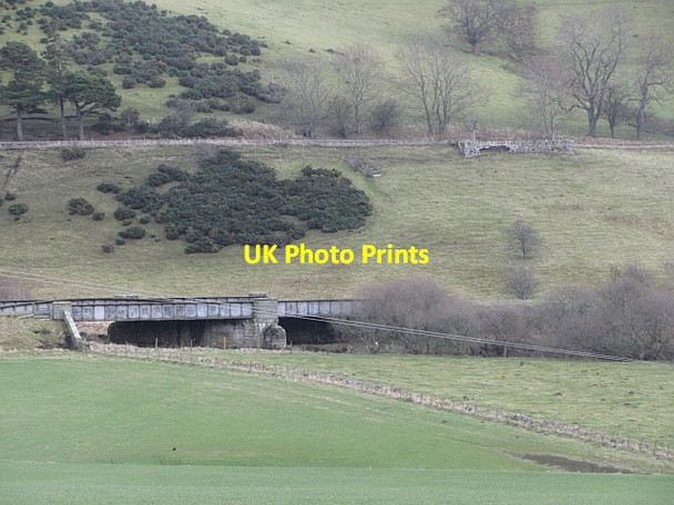 Photo 6"x4" Railway Bridge Burnhouse Mains c2012