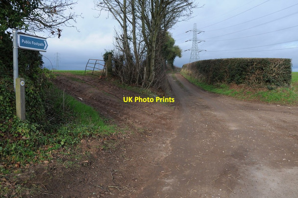 Photo 6"x4" Track and footpath to Hoarwithy Kynaston\/SO5427 c2012