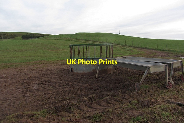 Photo 6"x4" Feeding troughs, St Abb's Northfield\/NT9167 c2012