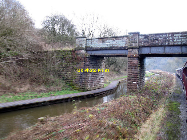 Photo 6"x4" Footbridge at Consall Hazles c2011