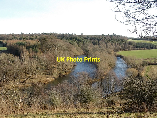 Photo 6"x4" River Teviot Roxburgh Mains c2012