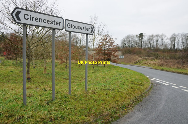 Photo 6"x4" Road off the A417 near Elkstone Elkstone c2011