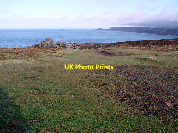 Photo 6"x4" The old Coastguard lookout above Sennen Cove Sennen Cove c2012