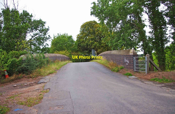 Photo 6"x4" Railway bridge in Rectory Road, near Donington Albrighton\/SJ8104 c2011