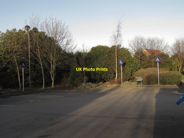 Photo 6"x4" Disabled Parking bays at the Co-operative supermarket Stokesley c2012
