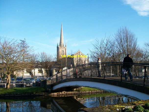 Photo 6"x4" Footbridge across the Newry Canal Newry c2012