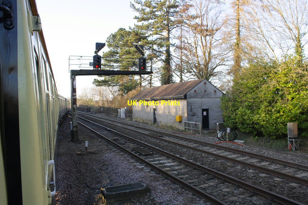 Photo 6"x4" Charter train leaves Hullavington Down Goods Loop Hullavington c2012