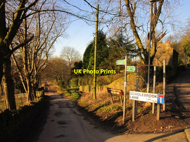 Photo 6"x4" Scholebrook Lane at Bankside Pudsey\/SE2233 c2012