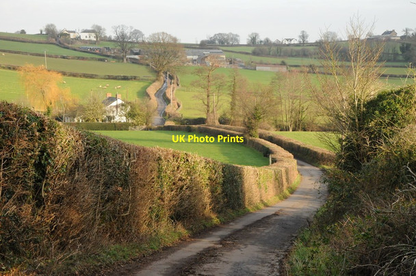 Photo 6"x4" Road to Llanddewi Rhydderch Llanddewi Rhydderch c2012