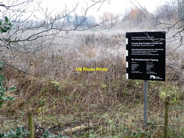 Photo 6"x4" Thwaite Gate Dredging Transfer Site Cross Green\/SE3232 c2012