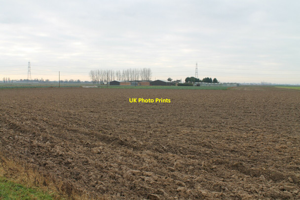 Photo 6"x4" Fields towards New Farm Burtoft c2012