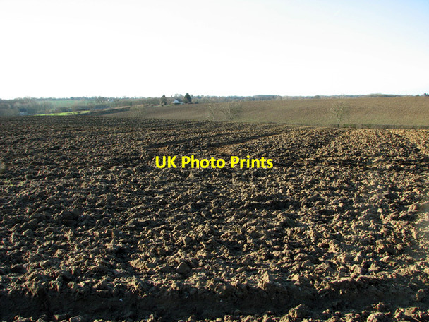 Photo 6"x4" Undulating fields west of Easton Easton\/TM2858 c2012