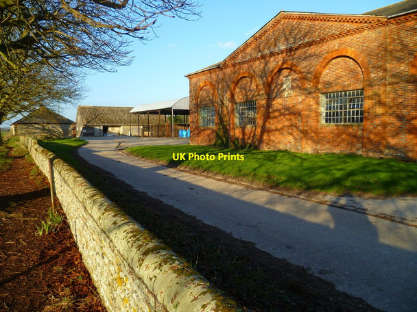 Photo 6"x4" Large building at Itchenor Park Farm West Itchenor c2012