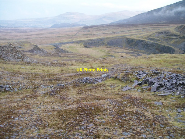 Photo 6"x4" Roadways at Marchlyn Quarry Dinorwic c2011