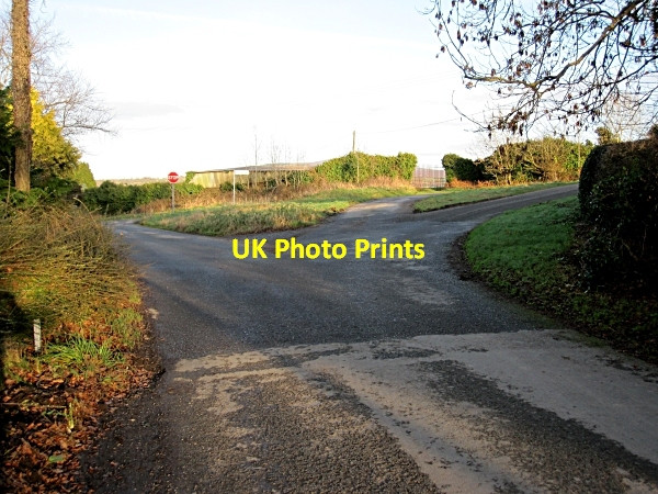 Photo 6"x4" Road Junction at Coolshanvogh Inistioge c2012