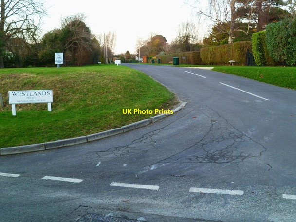 Photo 6"x4" Road at Westlands Birdham c2012