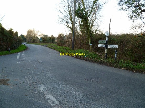 Photo 6"x4" Road junction at Birdham Birdham c2012