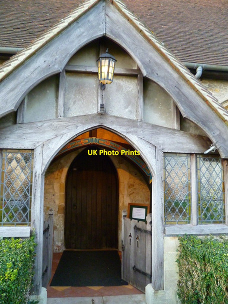 Photo 6"x4" Birdham church porch Birdham c2012