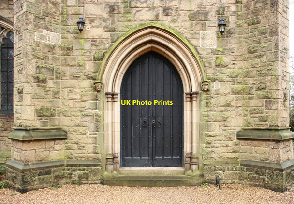 Photo 6"x4" St John the Divine, High Path, Merton - Doorway Merton\/TQ2569 c2012