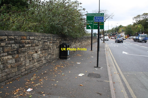 Photo 6"x4" Queens Road, looking north Sheffield\/SK3587 c2011