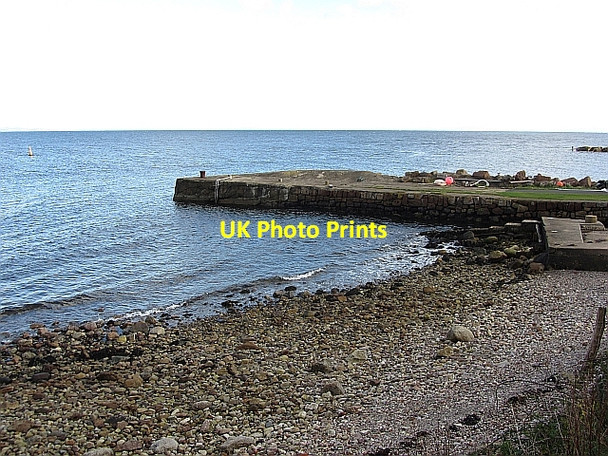 Photo 6"x4" Pier and beach, Corrie Corrie\/NS0243 c2011
