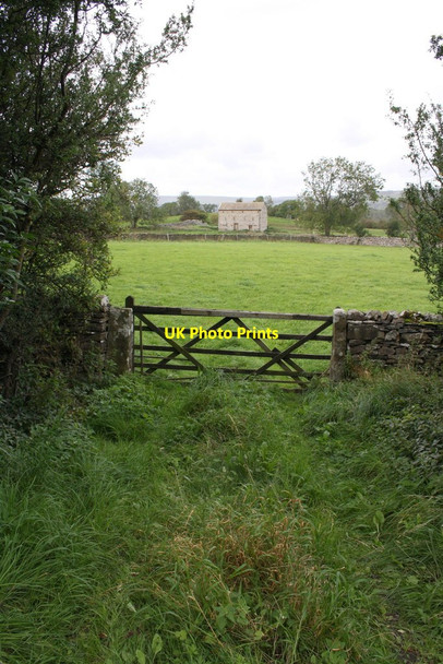 Photo 6"x4" Gateway beside A684 southwest of Alma Farm West Witton c2011