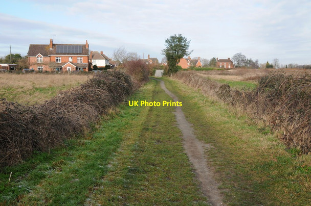 Photo 6"x4" Sling Lane Fernhill Heath c2012