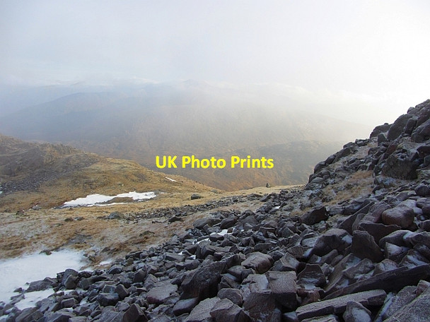 Photo 6"x4" Boulder field, Meall Garbh Fasnacloich c2012