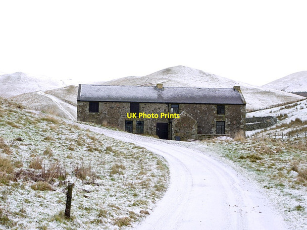 Photo 6"x4" The old farmhouse at Trows Barrow Burn\/NT8610 c2012