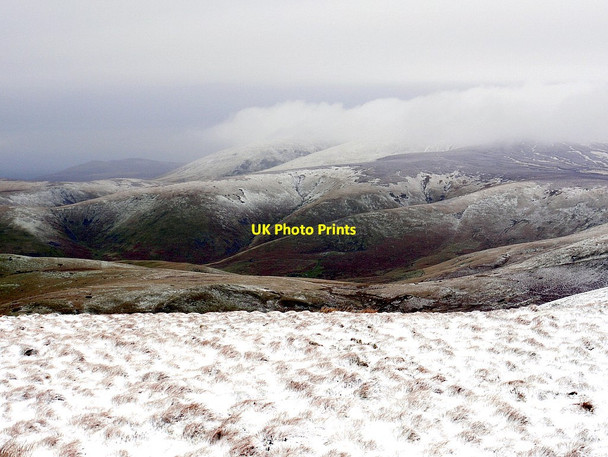 Photo 6"x4" North-east from Windy Gyle Russell's Cairn c2012