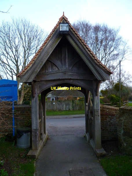 Photo 6"x4" Lych gate in North Mundham Chichester c2012