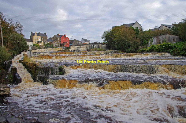 Photo 6"x4" The Cascades on the River Inagh, Ennistymon Ennistimon c2011