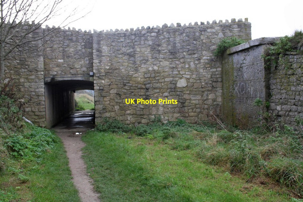 Photo 6"x4" Tunnel taking Verne Common Road over disused tramway Fortuneswell c2011