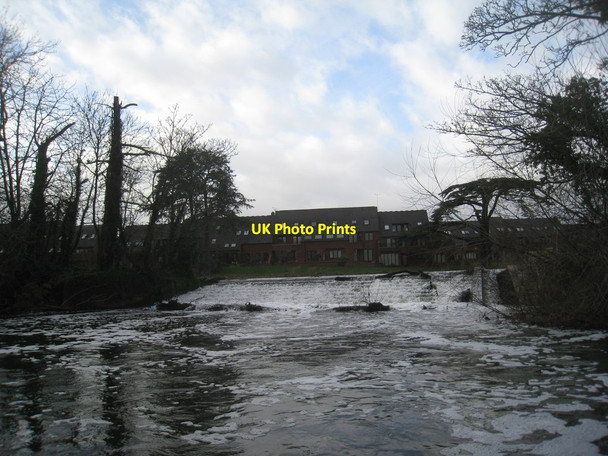 Photo 6"x4" Weir on the Avon Stratford-upon-Avon c2012