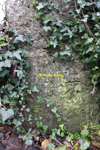 Photo 6"x4" Benchmark on wall of Old Hill Fortuneswell c2011