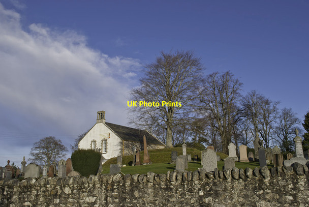 Photo 6"x4" Kirk and Burial Ground Kiltarlity c2012