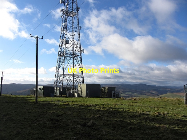 Photo 6"x4" Mast on Meigle Hill Caddonlee c2012