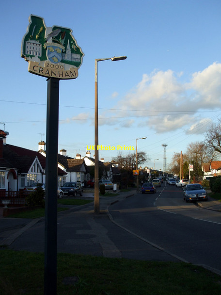 Photo 6"x4" Cranham Village Sign Upminster c2012