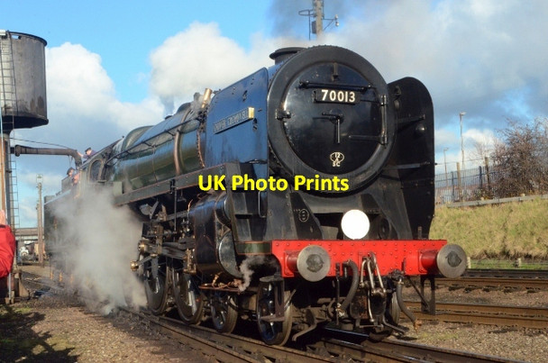 Photo 6"x4" 70013 Oliver Cromwell Loughborough c2012