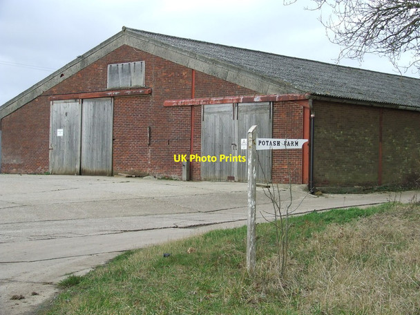 Photo 6"x4" Entrance To Potash Farm Rooksey Green c2012