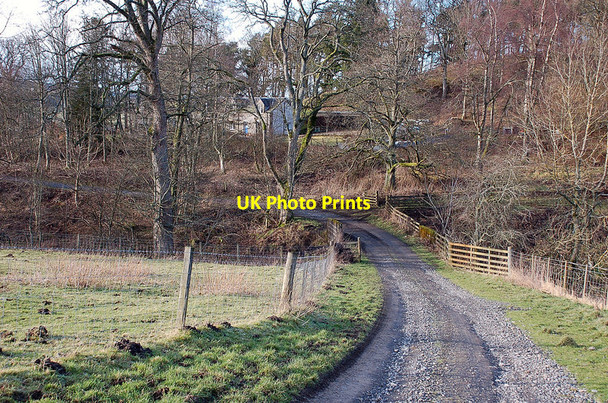 Photo 6"x4" Track past Skiprig, Portmore Estate Darnhall Mains c2012