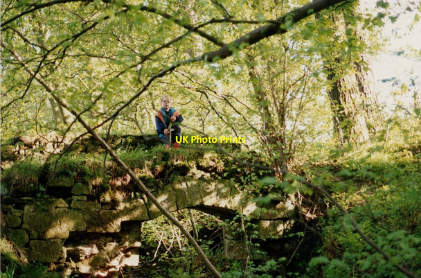 Photo 6"x4" East Footbridge, Shewington Rosewell\/NT2862 c1993