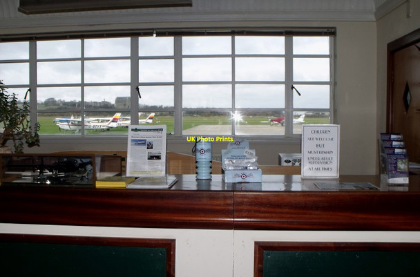 Photo 6"x4" Shoreham Airport terminal check-in desk Shoreham-By-Sea c2012