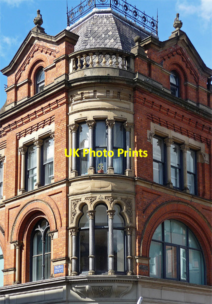 Photo 6"x4" Detail of former market offices, High Street, Manchester Manchester c2011