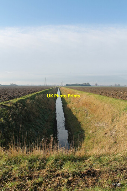 Photo 6"x4" Drain off Wythes Lane Fishtoft c2012