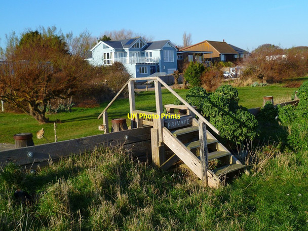 Photo 6"x4" Private steps on East Beach East Beach c2012