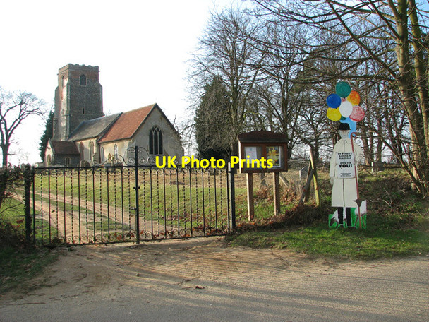 Photo 6"x4" St Peter's church is kept open for you, Blaxhall Blaxhall c2012
