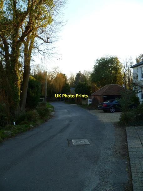 Photo 6"x4" Brookside in Runcton looking south Chichester c2012